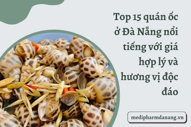 Top 15 quán ốc ở Đà Nẵng nổi tiếng với giá hợp lý và hương vị độc đáo